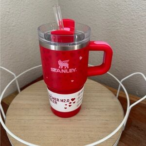 Stanley 20 oz Tumbler. Red heart valentines edition from Target